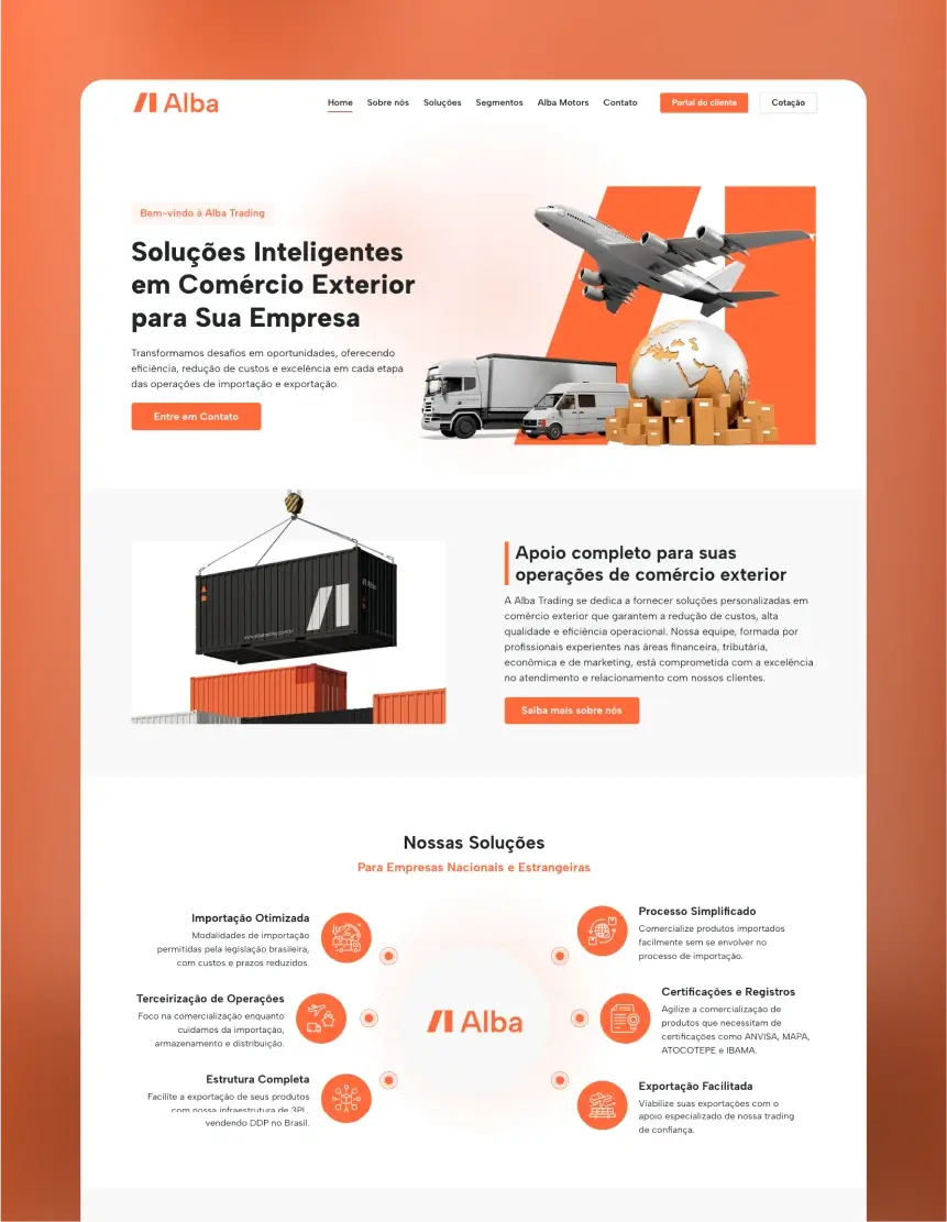 Jonas Verissimo - Criação de sites _ Alba Trading