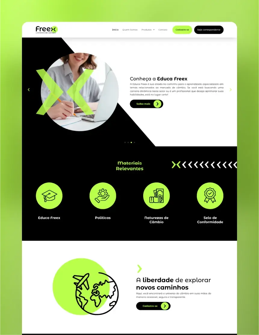 Jonas Verissimo - Criação de sites _ Freex Câmbio