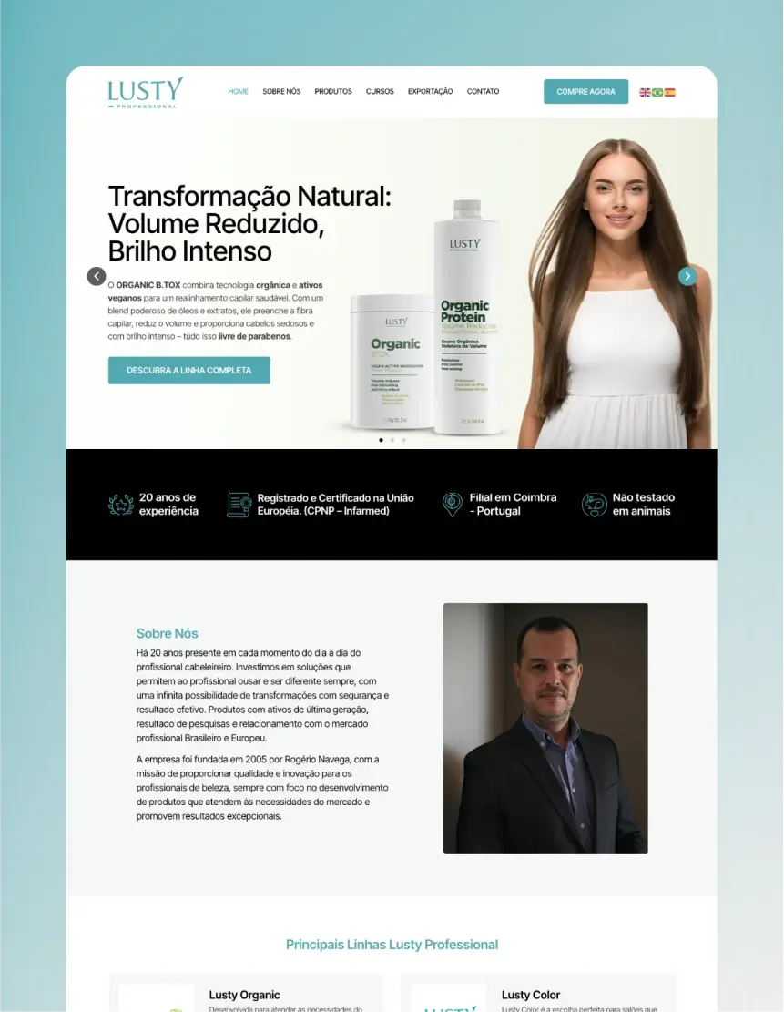 Jonas Verissimo - Criação de sites - Lusty Professional